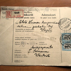 1925 Wärtsilä pakettikortti Viipuriin - pikkukuva 1