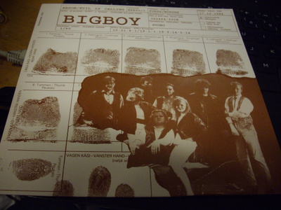 7" single : BIGBOY : Arson ( 1990 ) Sis.postikulut