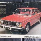 VOLVO 242 244 245 årsmodell 1978 instruktionsbok - pikkukuva 1