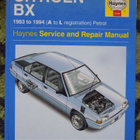 CITROEN BX  1983-1994 Service and Repair Manuel - pikkukuva 1