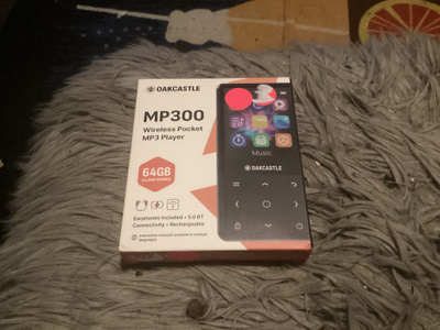 Oakcastle MP300 64GB Bluetooth MP3-soitin – alkuperäinen pak
