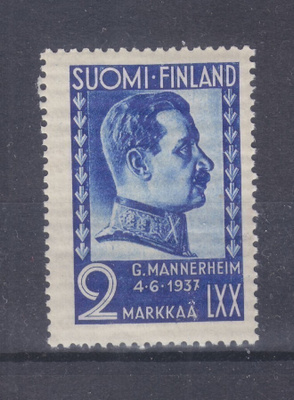 1937 mannerheim postituoreena.