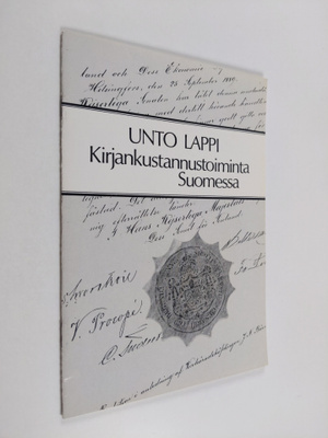 Unto Lappi : Kirjankustannustoiminta Suomessa