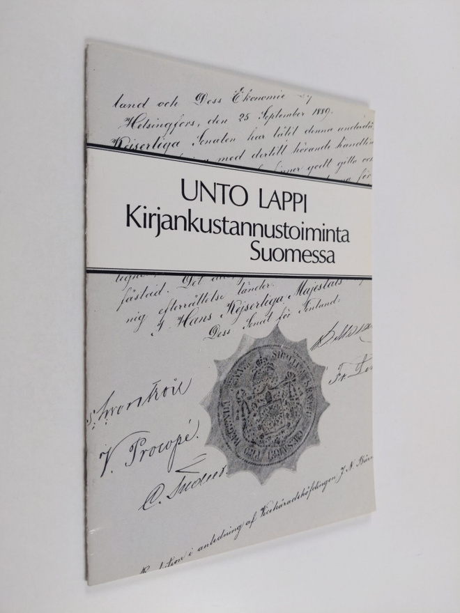Unto Lappi : Kirjankustannustoiminta Suomessa