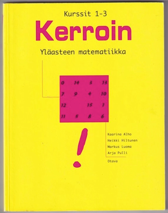 Kaarina Alho: Kerroin, kurssit 1-3