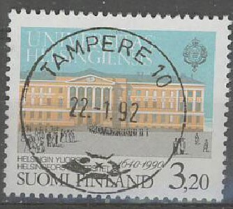 1990 Hgin Yliopisto 3,20 mk loisto TAMPERE -92
