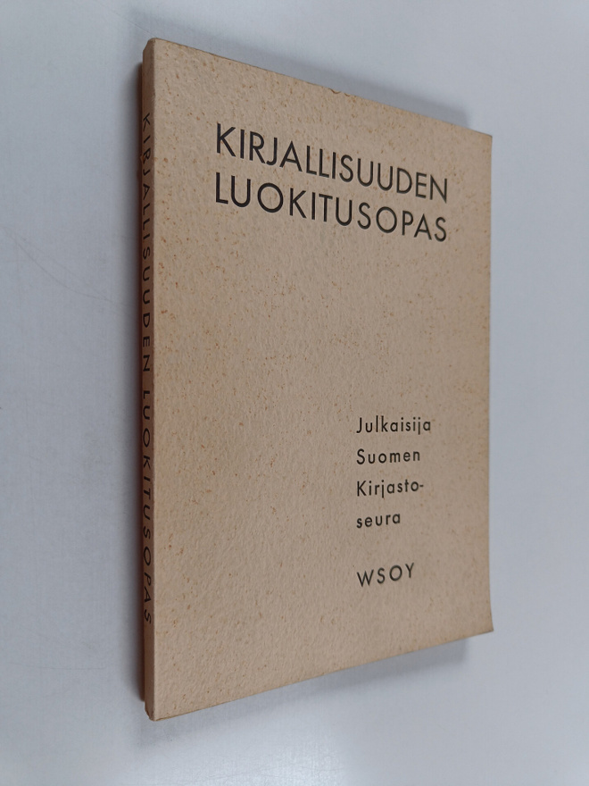 Kirjallisuuden luokitusopas