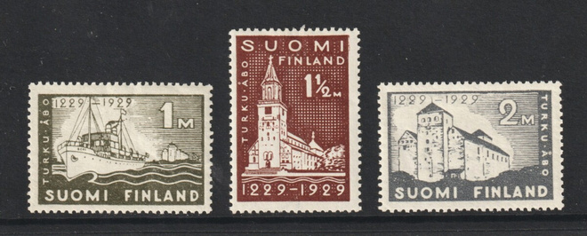 1929 Turku 700v merkkisarja leimaamattomana**