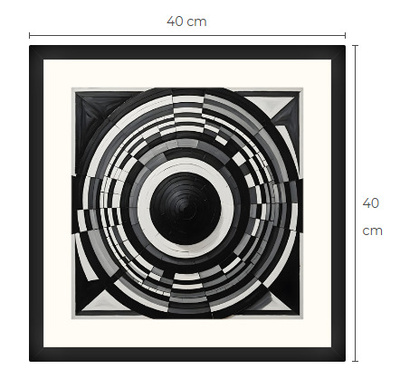 Uusi uniikki abstrakti art print taulu 40 cm x 40 cm