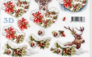 STANSSATTU 3D "°KAUNIS JOULUPORO & JOULUKUKAT°" /Le Suh