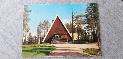 Kuusamo Käylän kirkko, kulkematon kortti, Pohjolan värikuva