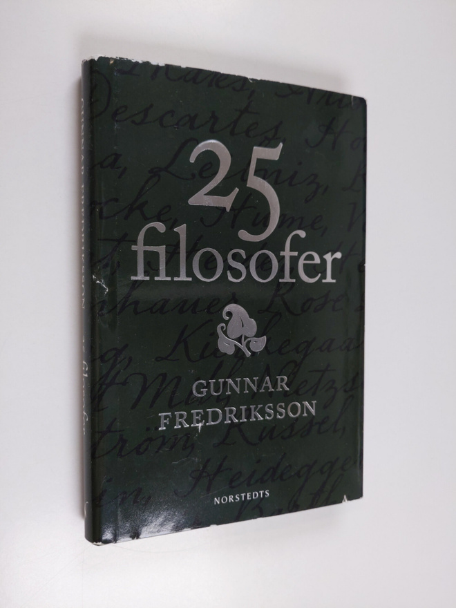 Gunnar Fredriksson : 25 filosofer (signeerattu)