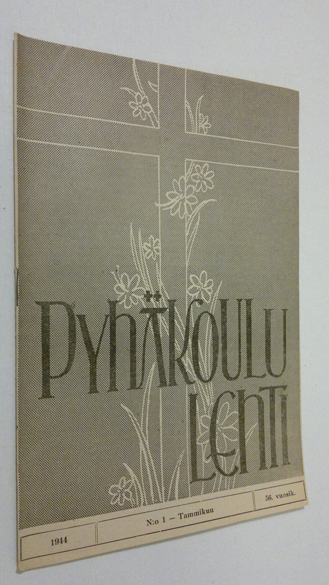 Pyhäkoululehti N:o 1 1944