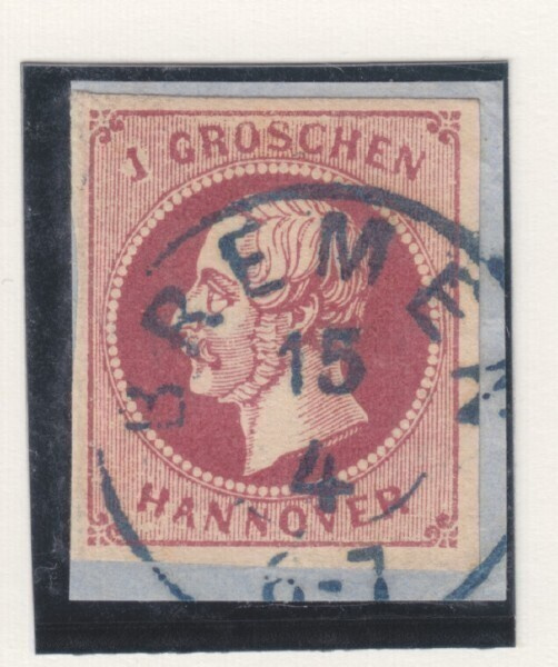 Saksa Reich Hannover Mi 14dII  Mi hinta 300€