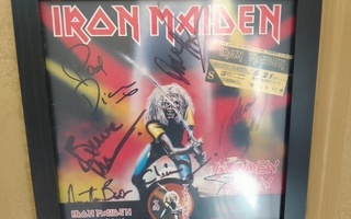 Iron Maiden. Clive Burr,Paul Di' Anno. Steve Harris, Bruce D