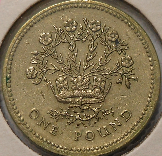 Britania. 1 pound 1986.