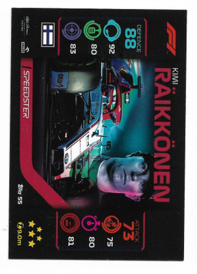 2020 Topps Turbo Attax F1 #55 Kimi Räikkönen