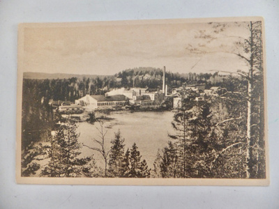 VANHA Postikortti Leppäkoski Harlu Luov Karjala 1930-l