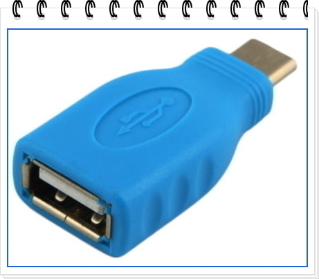 ADAPTERI - Kytke USB 2.0 laite USB C-type liittimeen #19032