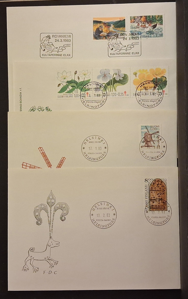 FDC 33 - 1983 4 kpl