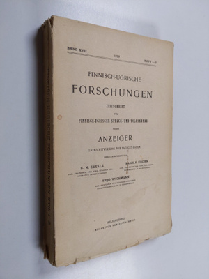 Finnisch-ugrische forschungen : Band XVII Heft 1-3