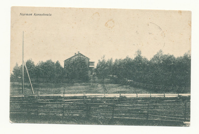 NURMO, KANSAKOULU - vanha kortti