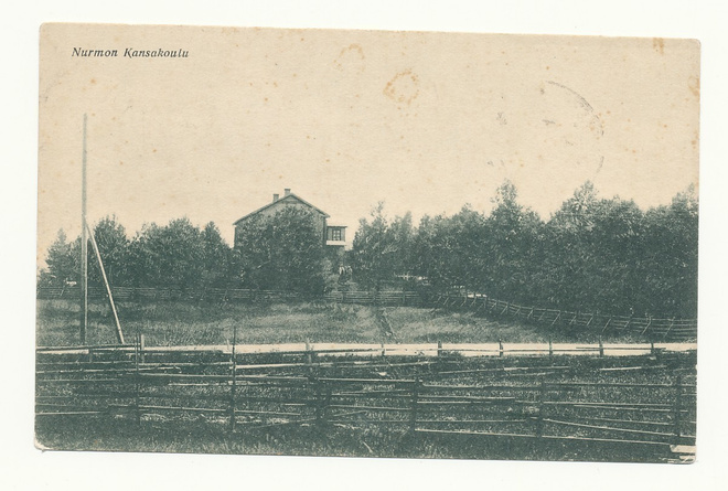 NURMO, KANSAKOULU - vanha kortti