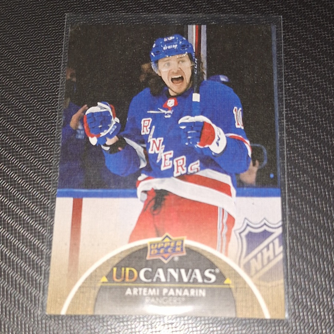 2021-22 Upper Deck UD Canvas C174 Artemi Panarin New York Ra
