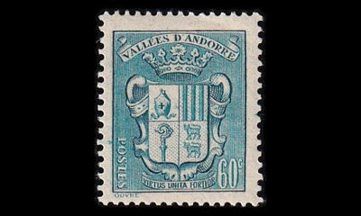 Andorra Fr 86 ** Vaakuna 60 C (1942)