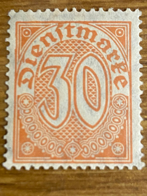 SAKSA REICH 1920 VIRKAMIESMERKKI**