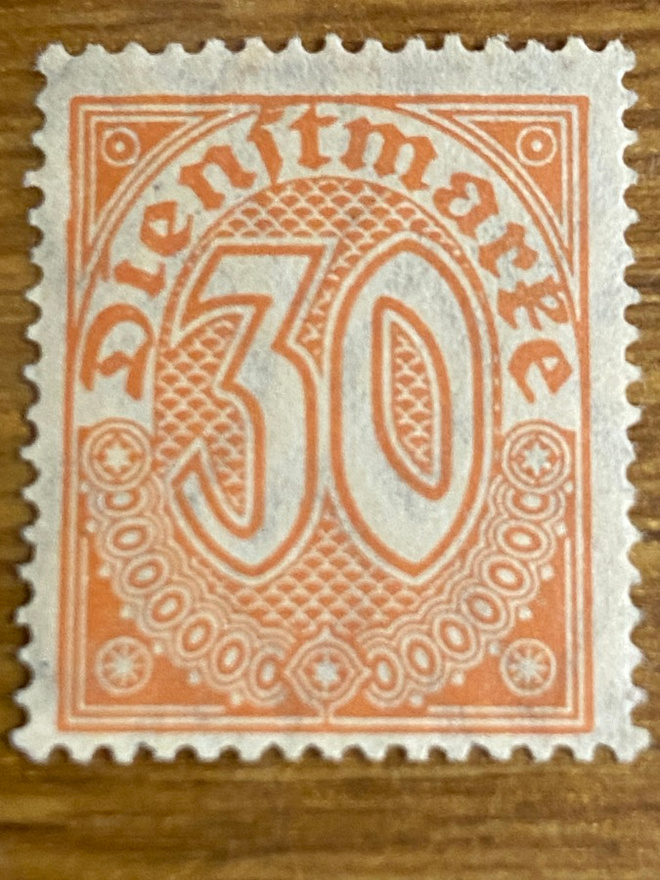 SAKSA REICH 1920 VIRKAMIESMERKKI**