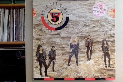 5  STAR  ::  ROCK THE WORLD  ::  VINYYLI  LP  1988  !!