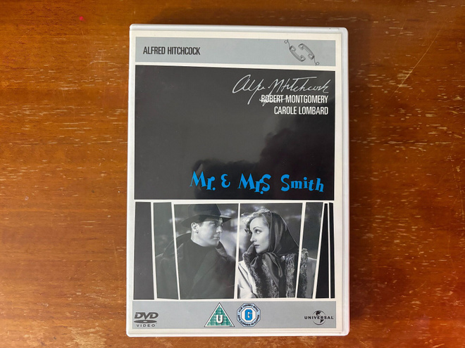 Mr & Mrs Smith Alfred Hitchcock DVD