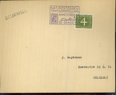 Hollanti 1949 erikoisleimakuori