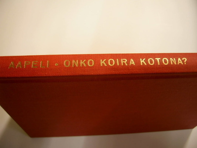 AAPELI : ONKO KOIRA KOTONA