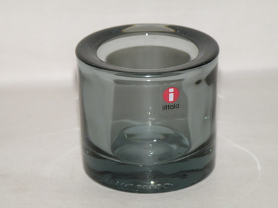 Iittala Marimekko KIVI tuikku harmaa, 1 kpl