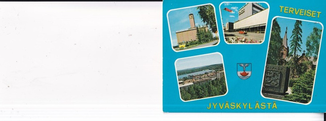 Jyväskylä, Vaakuna, sommitelmakortti    b700