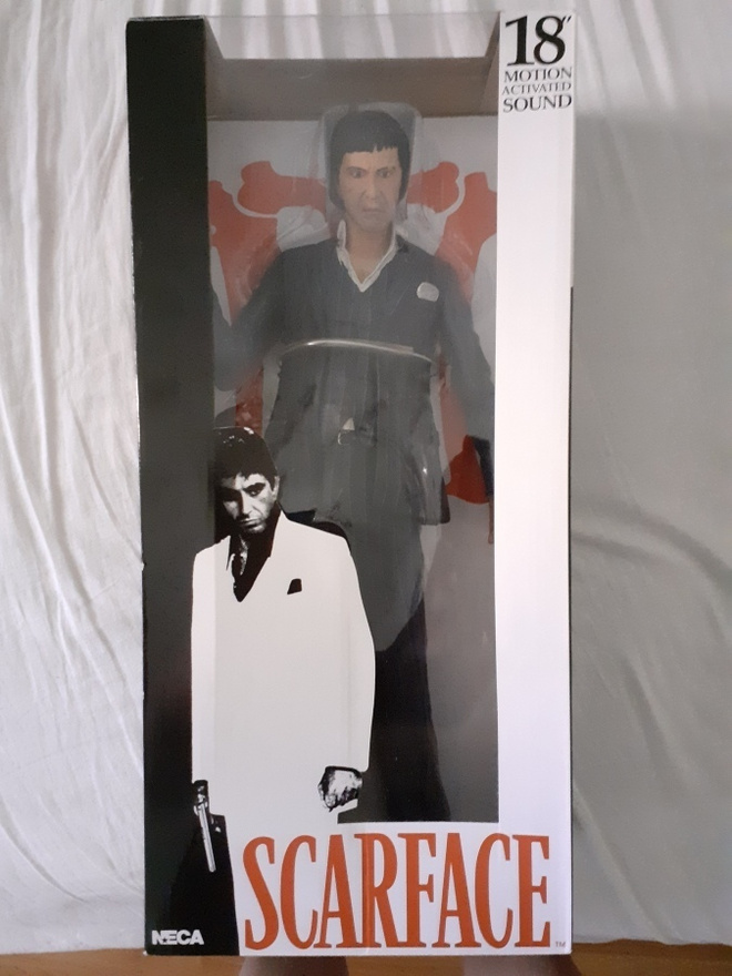 NECA TONI MONTANNA SCARFACE 1/4   - HEAD HUNTER STORE.