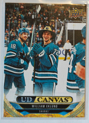 William Eklund 2024-25 UD Series 2 UD Canvas