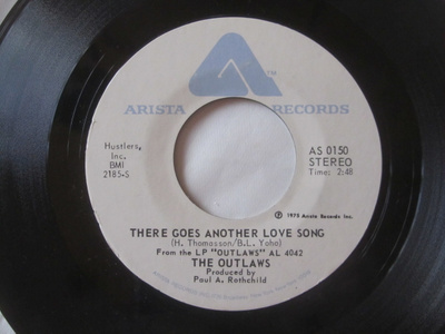 The Outlaws:There Goes Another Love Song 7" single 1975