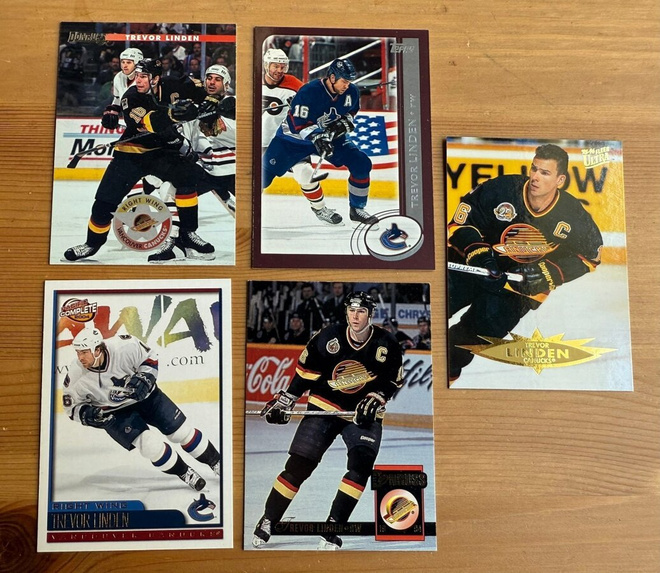 Trevor Linden - Vancouver Canucks - 5 korttia