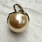 Vintage Adjustable Ring with Large Pearl - pikkukuva 2