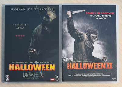 Rob Zombien HALLOWEEN I&II (2DVD) Ohjaajan versiot