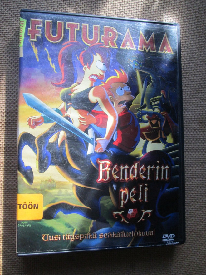 Futurama - Benderin peli DVD