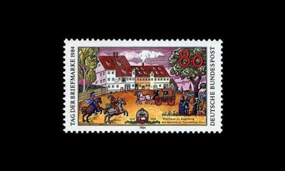 Saksa 1229 ** Postimerkin päivä (1984)