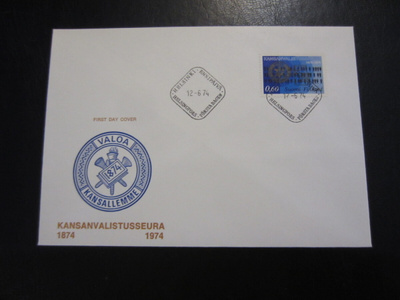 FDC 1974 Kansanvalistusseura 100 vuotta