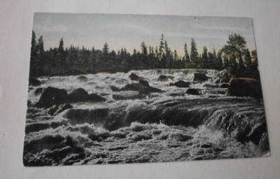 Vienan Karjala, Paanajärvi, Kivakkakoski, väripk, p. 1911