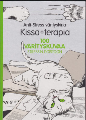 Anti-stress värityskirja - Kissa-terapia