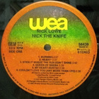 NICK LOWE ~ Nick The Knife ~ LP Ex/Ex - pikkukuva 3