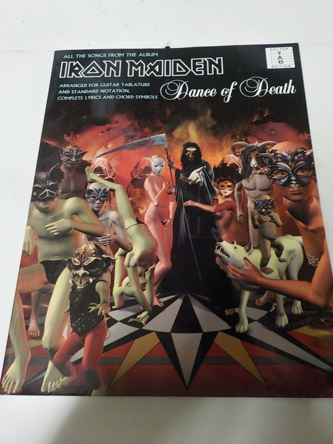 IRON MAIDEN - DANCE OF DEATH KITARA NUOTTIKIRJA +